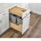 Rev-A-Shelf Drawer Replacement, Maple Veneer, Light Brown, 15 in W, 4.31 in H, 22 in D, 21.75 in L, Light Brown 4WCCB-18HSC-1 - alternate 4